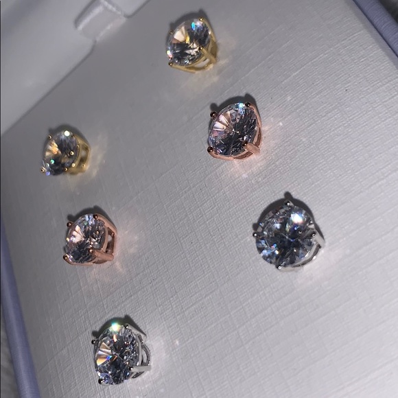 Isabella M. Boston sterling sliver 3 pack studs!!! - Picture 2 of 5